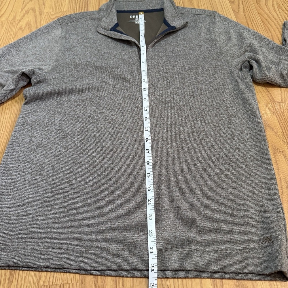 Rhone Commuter 1/4 Zip Sweater Men's M Gray Performance Golf Hiking - Picture 6 of 9